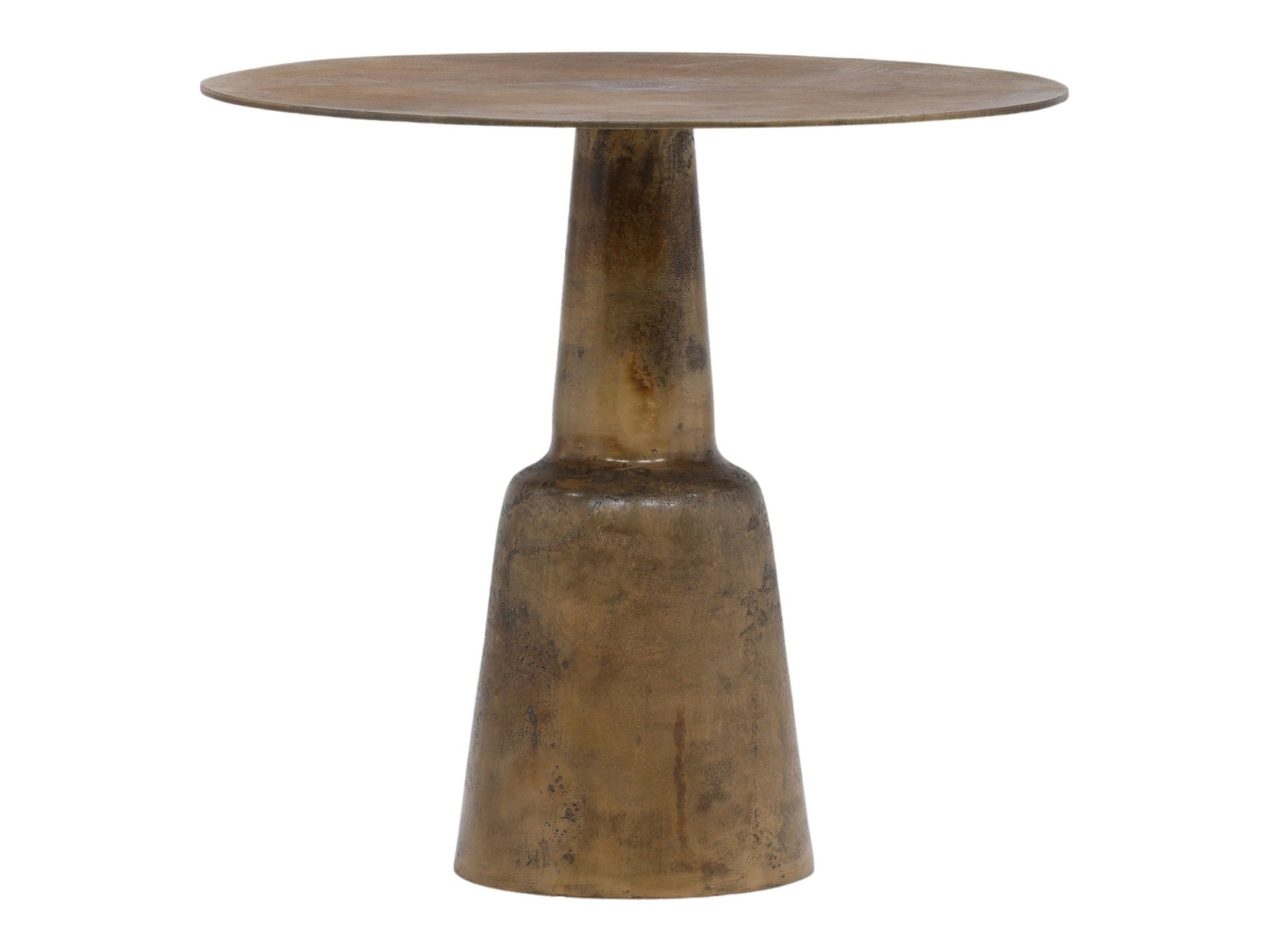 Golbez Antique Brass Bistro Table - Ornate Home