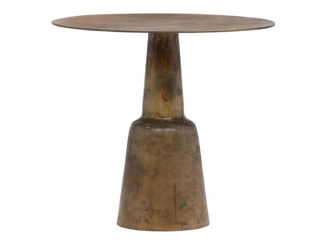 Golbez Antique Brass Bistro Table - Ornate Home