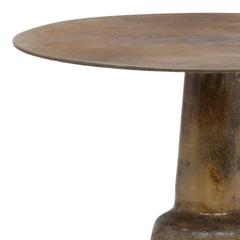 Golbez Antique Brass Bistro Table - Ornate Home