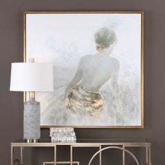 Gold Highlights Feminine Multicolor Art - Ornate Home
