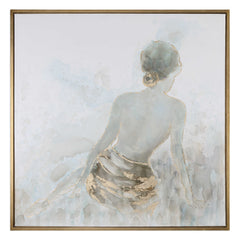 Gold Highlights Feminine Multicolor Art - Ornate Home