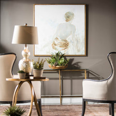 Gold Highlights Feminine Multicolor Art - Ornate Home