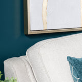 Gold Lines Gold/White Canvas