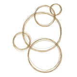 Golden Bubbles Metal Wall Decor - Ornate Home