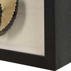 Golden Hour Black/Bronze/Gold Shadow Box - Ornate Home