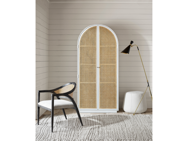 Golden Hour Glacier/White Utility Cabinet - Ornate Home