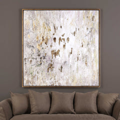 Golden Raindrops Multicolor Modern Abstract Art - Ornate Home