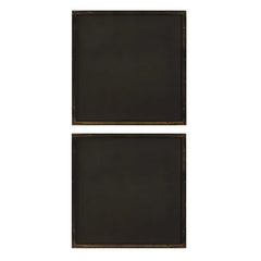 Golden Terrain Brown/Gold Wooden Wall Decor (Set of 2) - Ornate Home