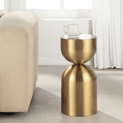 Golden Vessel Modern Accent Table - Ornate Home