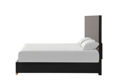 Goldsberg Black E.King Panel Bed - Ornate Home