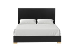 Goldsberg Black/Gold 4 Pc. Queen Bedroom Set - Ornate Home
