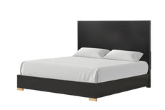 Goldsberg Black/Gold 5 Pc. Queen Bedroom Set w/ 2NS - Ornate Home