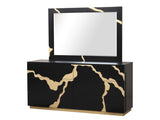 Goldsberg Black/Gold Dresser - Ornate Home