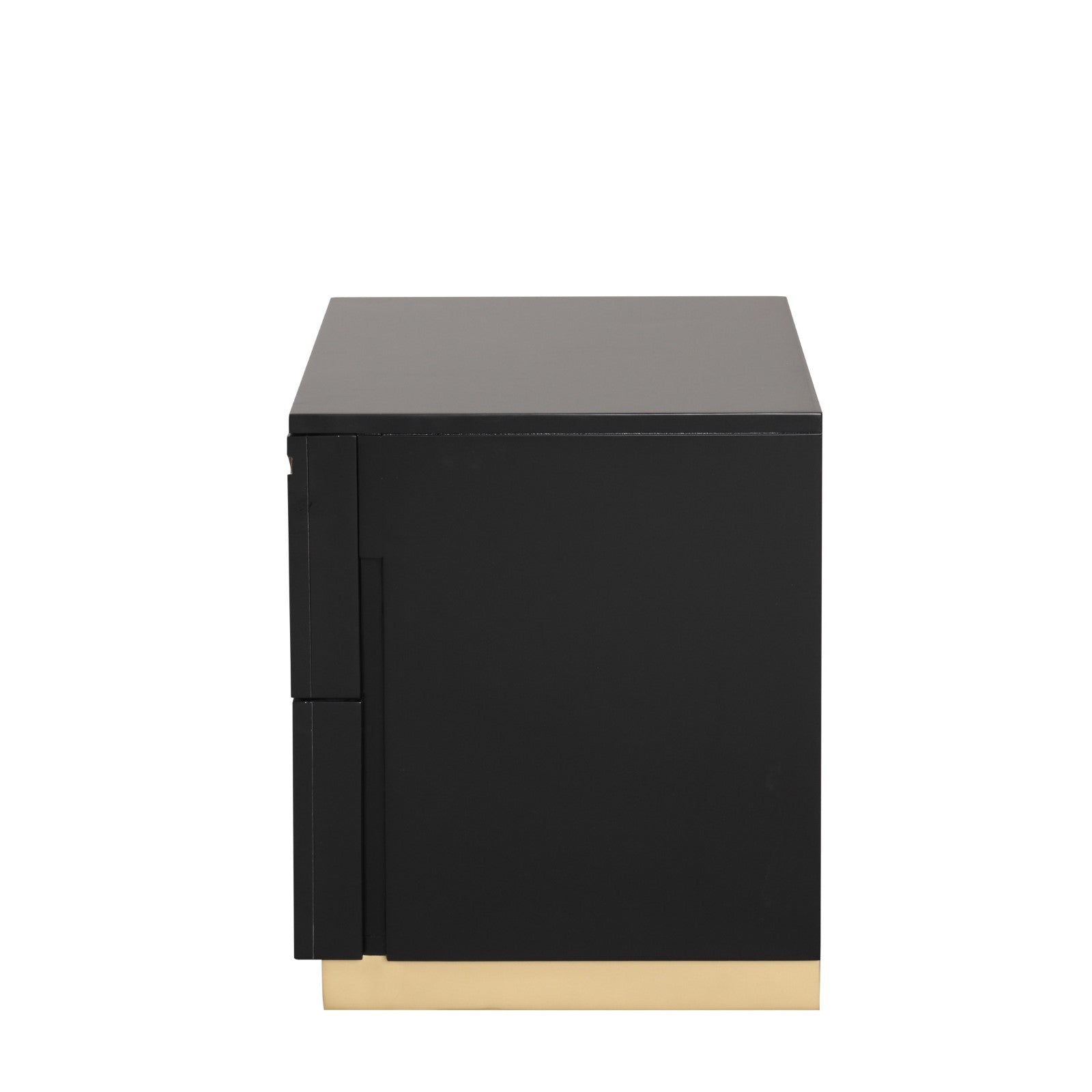 Goldsberg Black/Gold Nightstand - Ornate Home