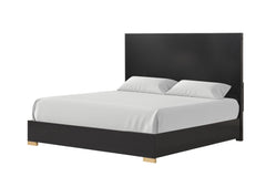 Goldsberg Black/Gold Queen 5 Piece Bedroom Set w/2 Nightstands - Ornate Home