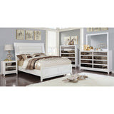 Golva White Queen Bed - Ornate Home