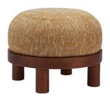Gome Oat Yellow Ottoman - Ornate Home