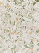 Gonca Green Geometric Area Rug - Ornate Home