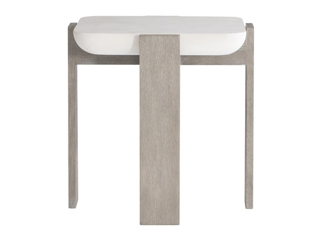 Gooding Sand Grey/Flint Side Table - Ornate Home