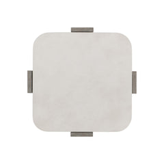 Gooding Sand Grey/Flint Side Table - Ornate Home
