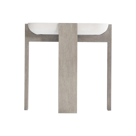 Gooding Sand Grey/Flint Side Table - Ornate Home