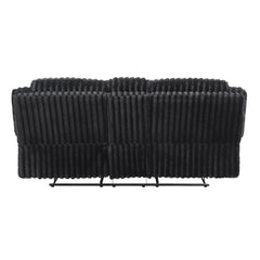 Goodland Black Double Reclining Loveseat - Ornate Home