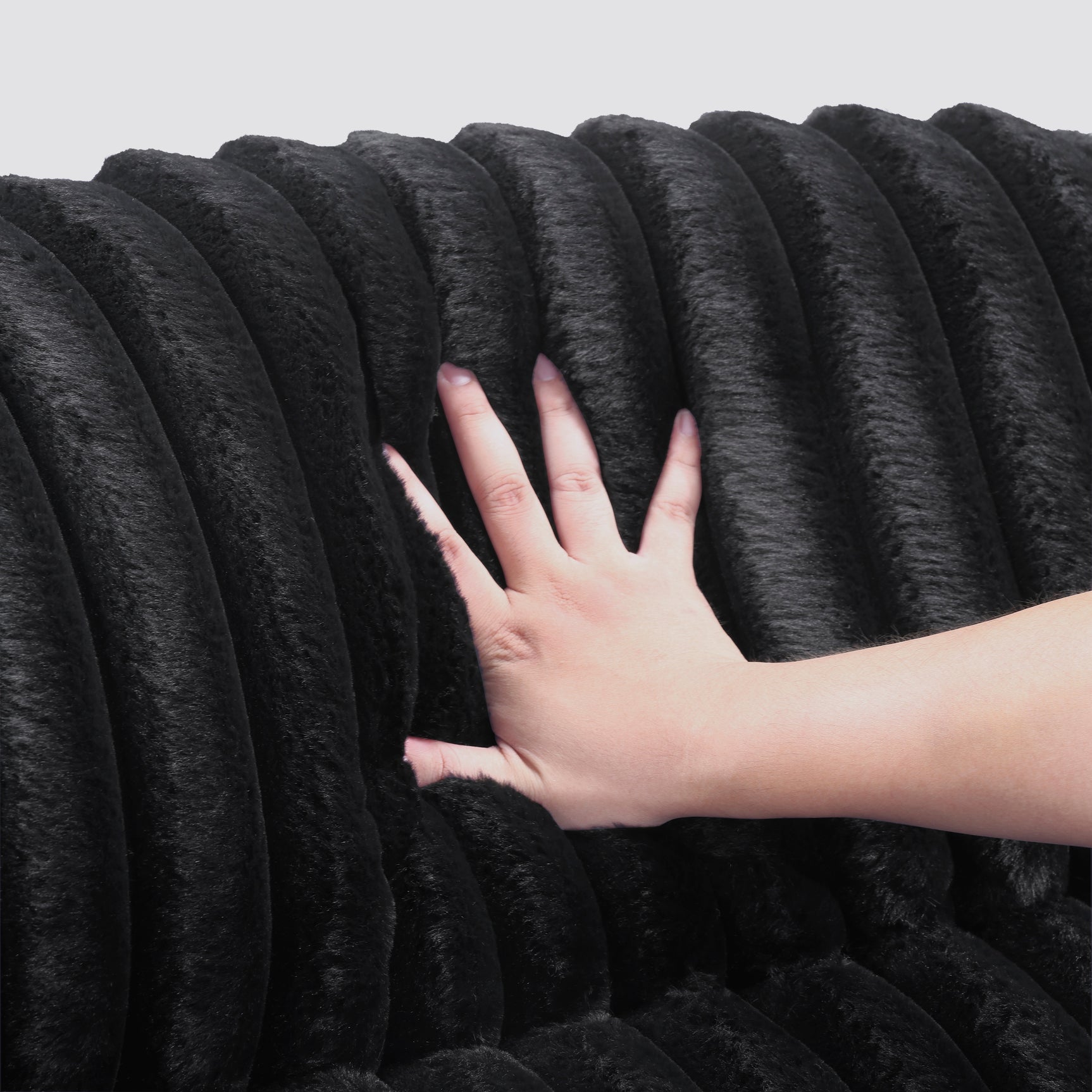 Goodland Black Double Reclining Loveseat - Ornate Home