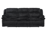 Goodland Black Double Reclining Sofa - Ornate Home