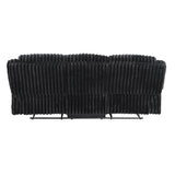 Goodland Black Double Reclining Sofa - Ornate Home