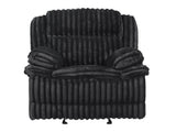 Goodland Black Glider Reclining Chair - Ornate Home