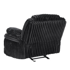 Goodland Black Glider Reclining Chair - Ornate Home