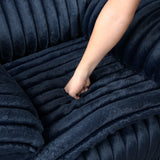 Goodland Blue Double Reclining Loveseat w/ Center Console - Ornate Home