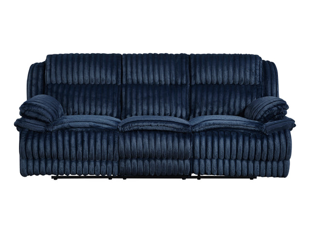 Goodland Blue Double Reclining Sofa - Ornate Home