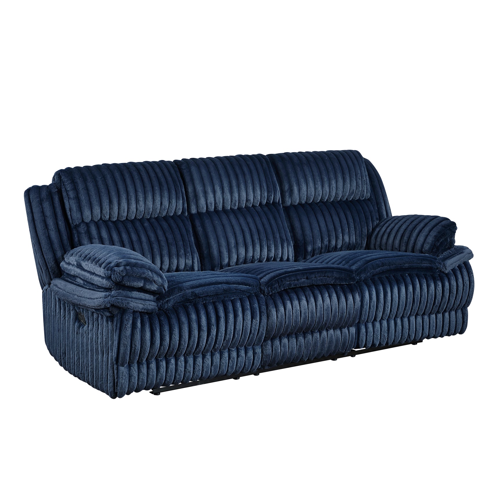 Goodland Blue Double Reclining Sofa - Ornate Home