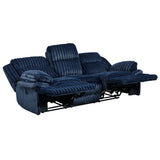 Goodland Blue Double Reclining Sofa - Ornate Home