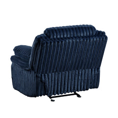 Goodland Blue Glider Reclining Chair - Ornate Home