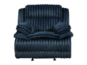 Goodland Blue Glider Reclining Chair - Ornate Home
