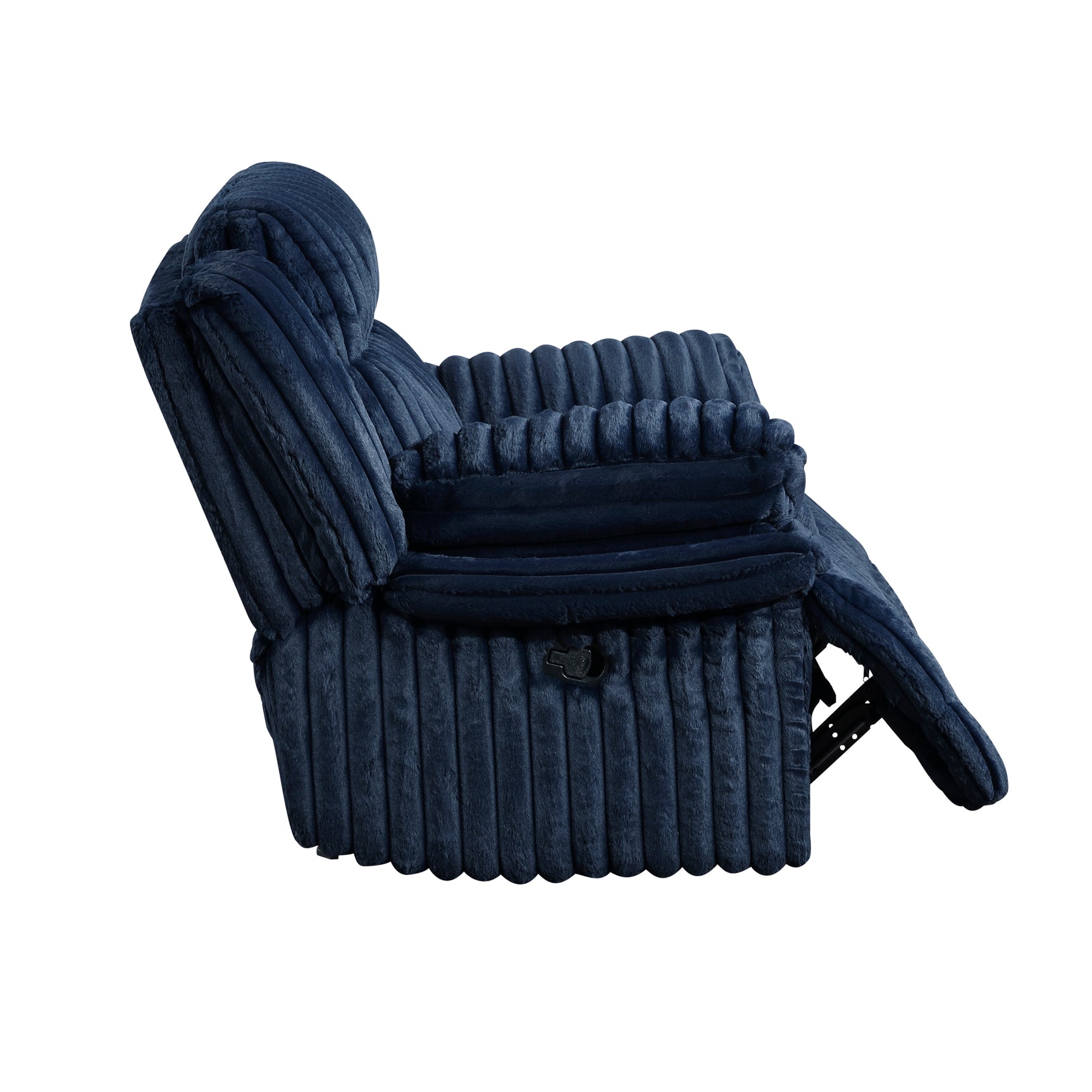 Goodland Blue Glider Reclining Chair - Ornate Home