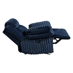 Goodland Blue Glider Reclining Chair - Ornate Home