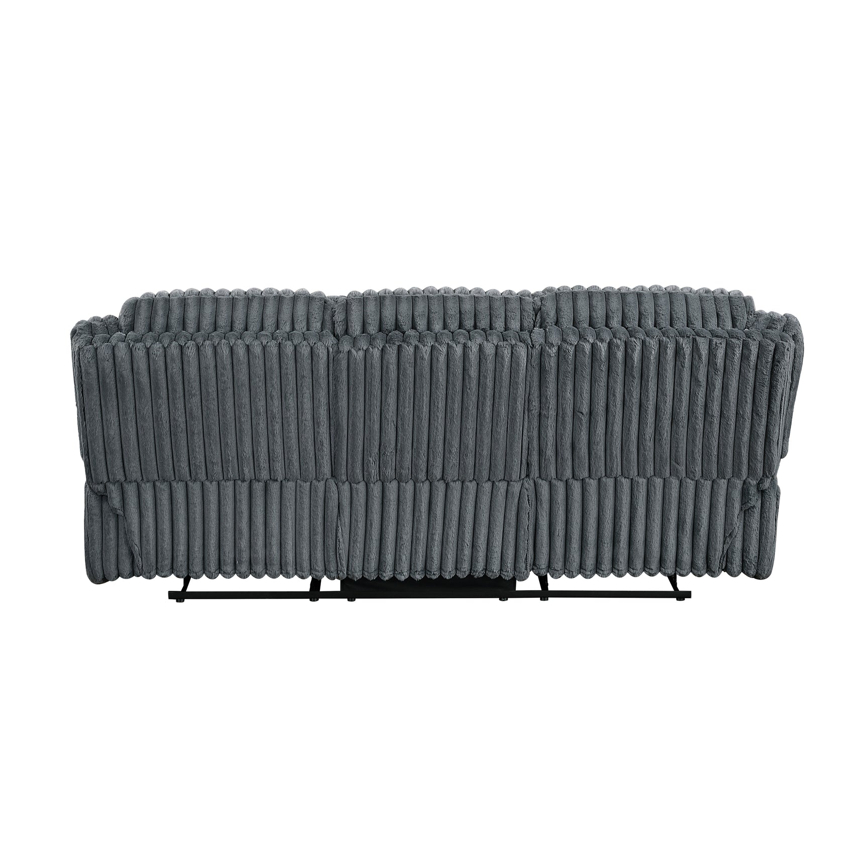 Goodland Dark Gray Double Reclining Sofa - Ornate Home