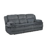 Goodland Dark Gray Double Reclining Sofa - Ornate Home