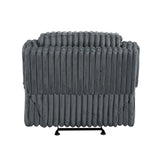 Goodland Dark Gray Glider Reclining Chair - Ornate Home