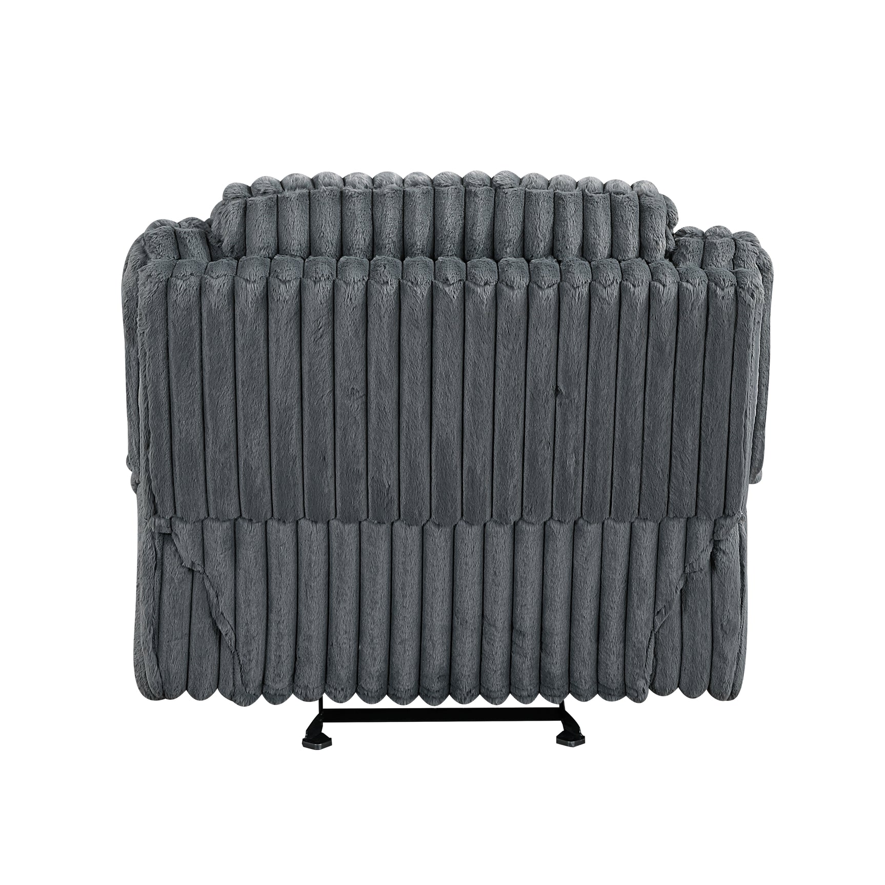 Goodland Dark Gray Glider Reclining Chair - Ornate Home