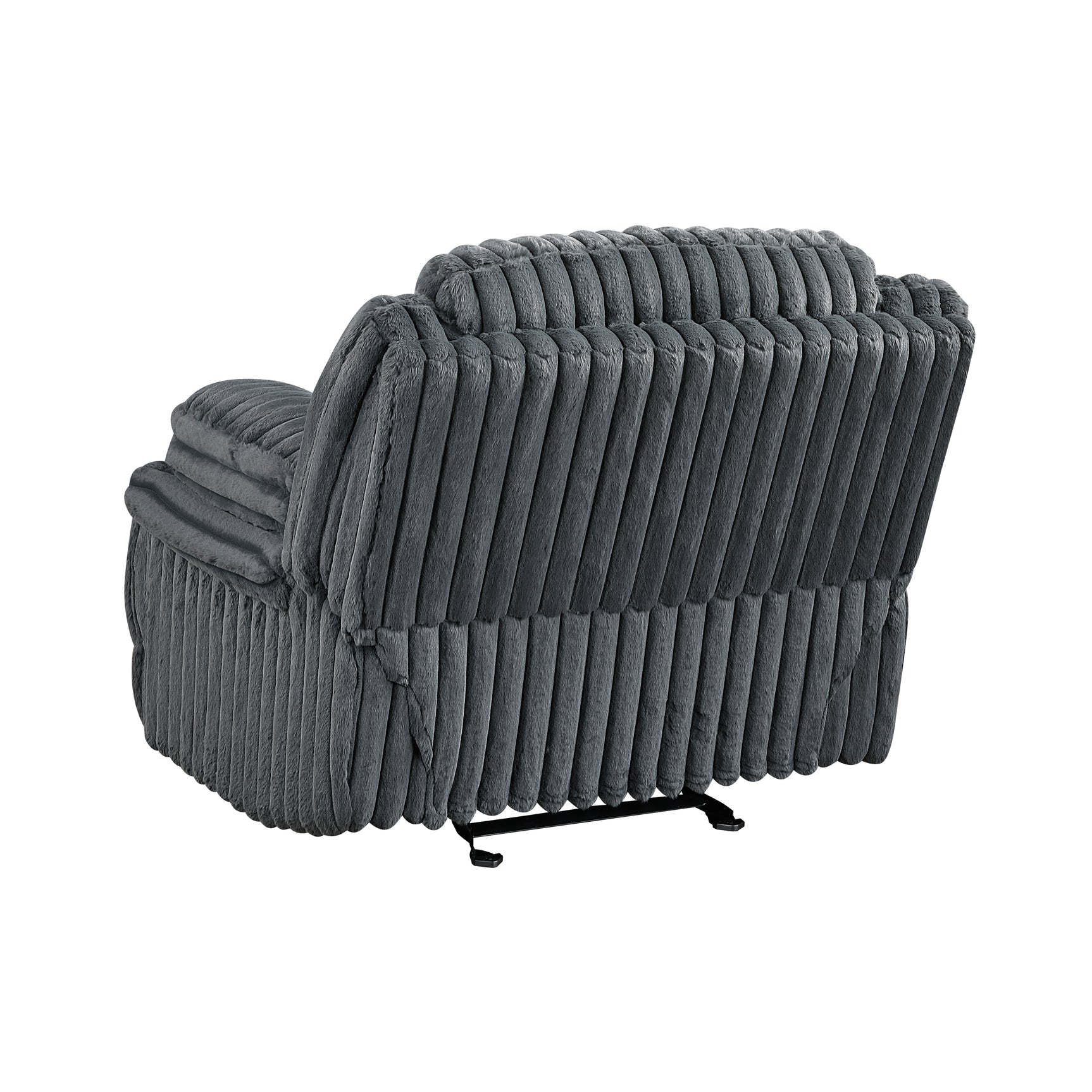 Goodland Dark Gray Glider Reclining Chair - Ornate Home