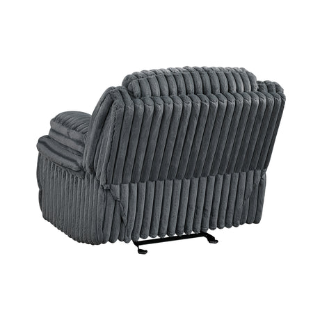 Goodland Dark Gray Glider Reclining Chair - Ornate Home