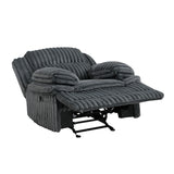 Goodland Dark Gray Glider Reclining Chair - Ornate Home