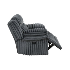 Goodland Dark Gray Glider Reclining Chair - Ornate Home