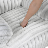 Goodland Gray Double Reclining Loveseat w/ Center Console - Ornate Home