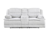 Goodland Gray Double Reclining Loveseat w/ Center Console - Ornate Home
