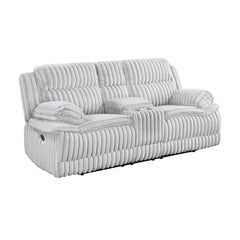 Goodland Gray Double Reclining Loveseat w/ Center Console - Ornate Home